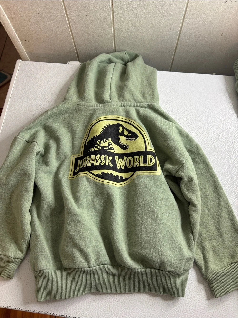 Kids Olive Green Jurassic World Hoodie & Joggers